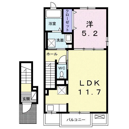宮城県岩沼市押分字奥山 岩沼駅 1LDK アパート 賃貸物件詳細