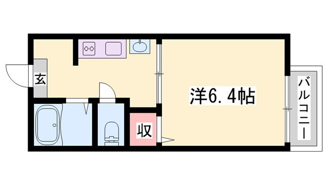 兵庫県小野市中町 小野駅 1K アパート 賃貸物件詳細
