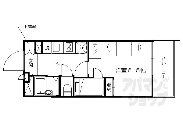 京都府京都市中京区西ノ京南円町 円町駅 1K マンション 賃貸物件詳細