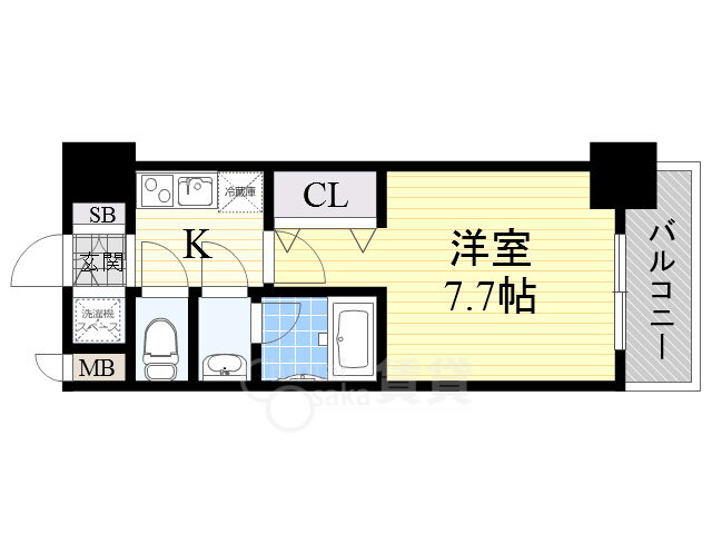 大阪府大阪市福島区福島７ 福島駅 1K マンション 賃貸物件詳細