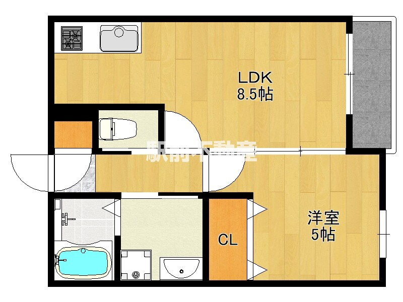 福岡県福岡市東区香椎駅前３ 香椎駅 1LDK アパート 賃貸物件詳細