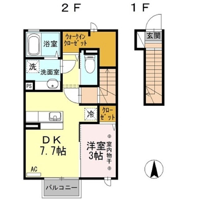長野県佐久市岩村田 岩村田駅 1DK アパート 賃貸物件詳細