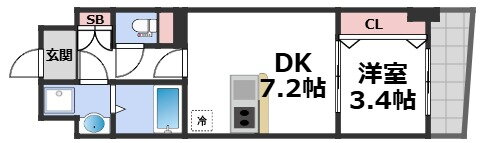 大阪府大阪市東成区中道４ 玉造駅 1DK マンション 賃貸物件詳細
