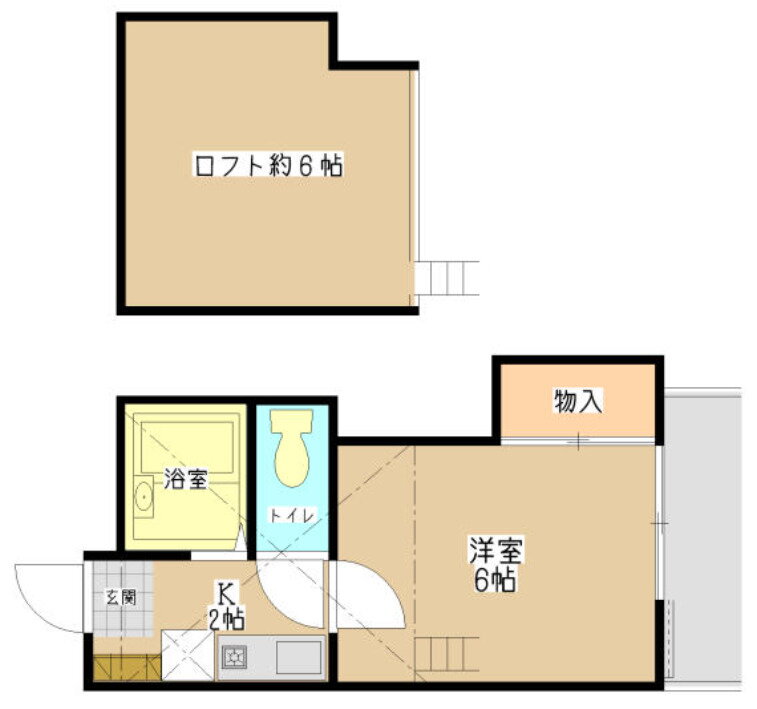 埼玉県蕨市南町１ 蕨駅 1K アパート 賃貸物件詳細