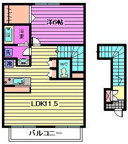 埼玉県さいたま市中央区上峰２ 与野本町駅 1LDK アパート 賃貸物件詳細