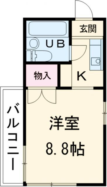 神奈川県厚木市戸室５ 本厚木駅 1K アパート 賃貸物件詳細