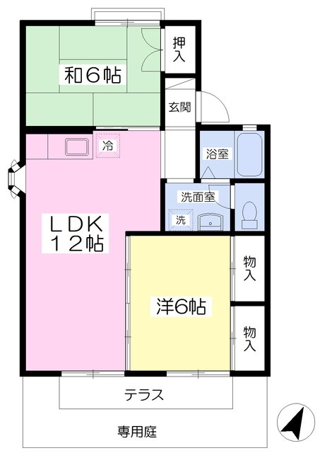 福岡県大野城市筒井１ 春日原駅 2LDK アパート 賃貸物件詳細