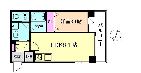 大阪府大阪市淀川区新北野１ 十三駅 1LDK マンション 賃貸物件詳細