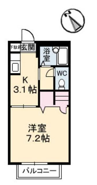 広島県広島市安佐南区川内６ 梅林駅 1K アパート 賃貸物件詳細