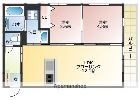 ＴＨＥ　ＮＯＢＬＥＳ　筑紫 1階 2LDK 賃貸物件詳細