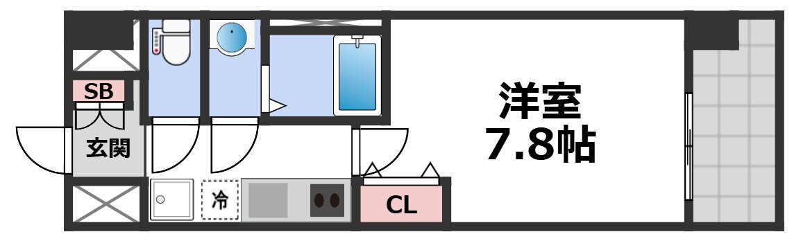 大阪府大阪市東成区大今里南５ 新深江駅 1K マンション 賃貸物件詳細