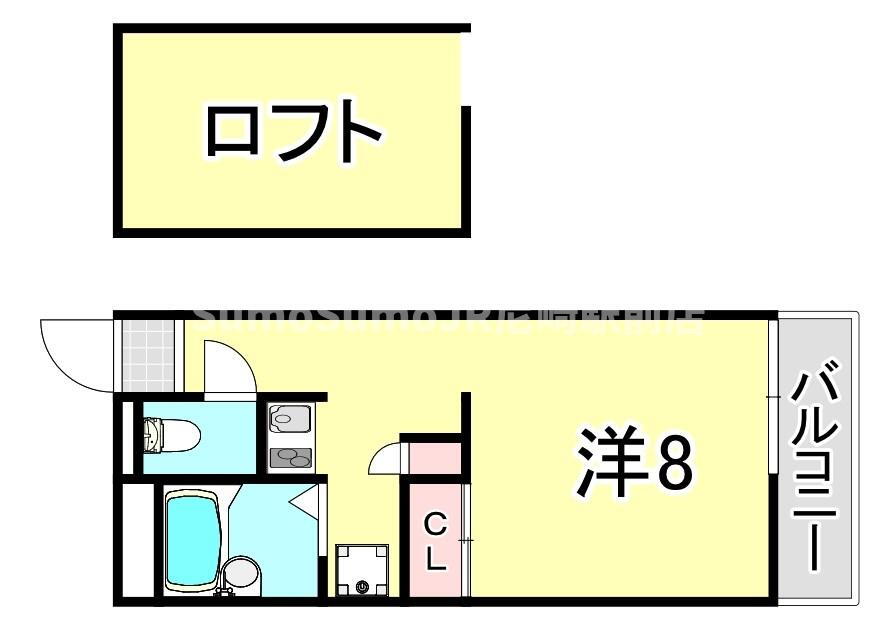 兵庫県尼崎市南塚口町２ 塚口駅 1K アパート 賃貸物件詳細