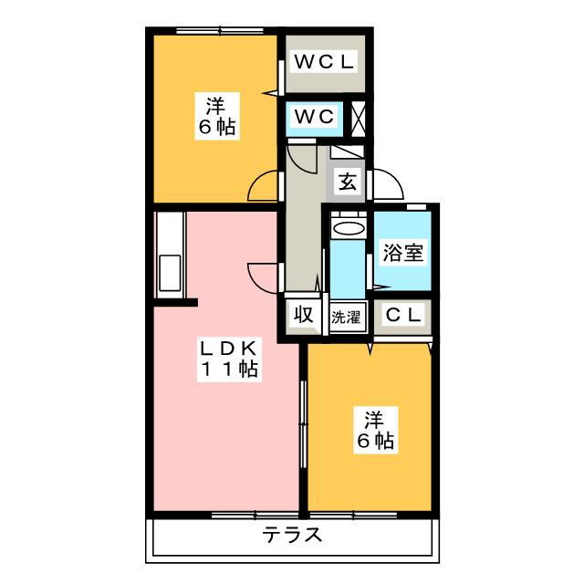愛知県海部郡大治町大字三本木字堅田 2LDK アパート 賃貸物件詳細