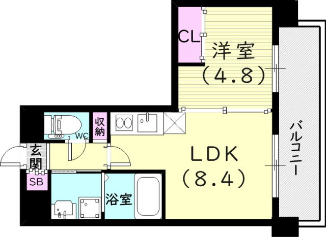 兵庫県尼崎市小中島２ 園田駅 1LDK マンション 賃貸物件詳細