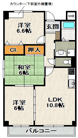 兵庫県川西市寺畑２ 川西池田駅 3LDK マンション 賃貸物件詳細