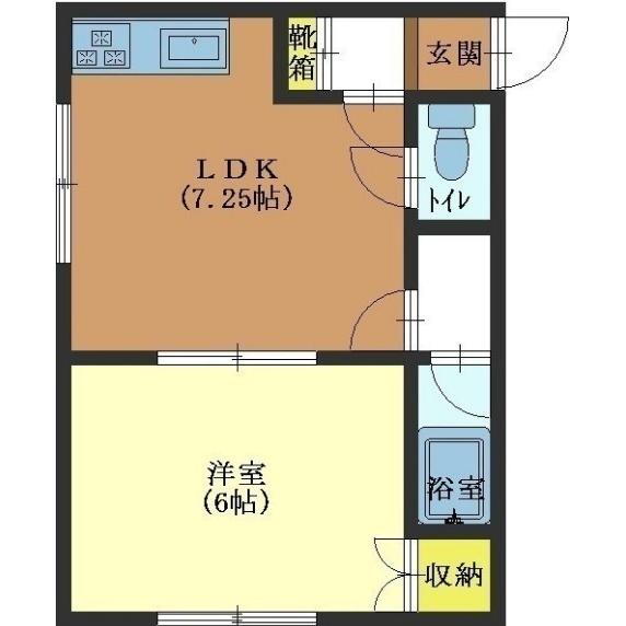 北海道函館市宇賀浦町 千歳町駅 1DK アパート 賃貸物件詳細