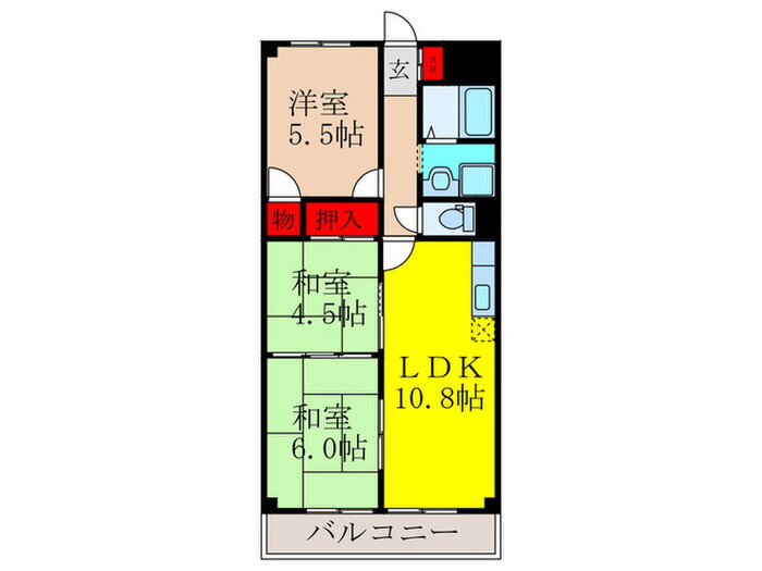 グリーンハイツＩＩ 1階 3LDK 賃貸物件詳細