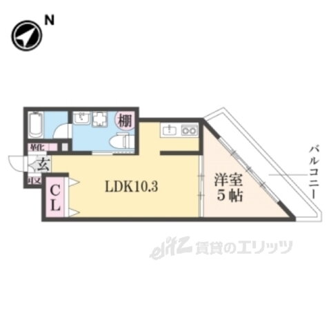 大阪府枚方市楠葉花園町 樟葉駅 1LDK マンション 賃貸物件詳細