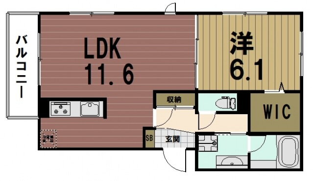 シャルールプラス 1階 1LDK 賃貸物件詳細