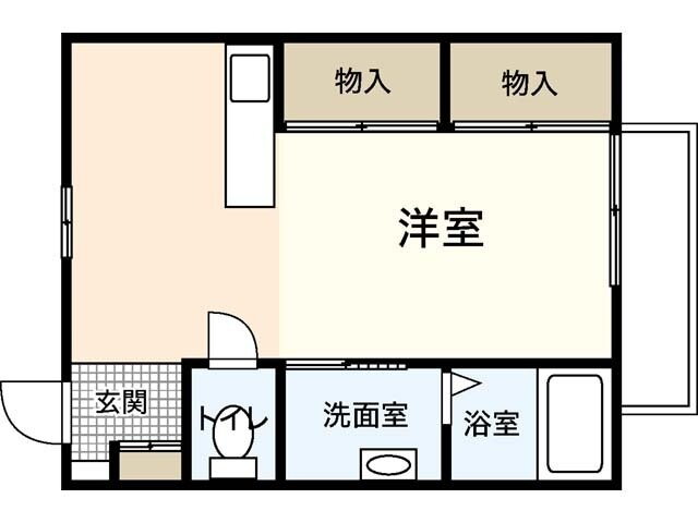 広島県広島市中区吉島町 舟入川口町駅 ワンルーム アパート 賃貸物件詳細