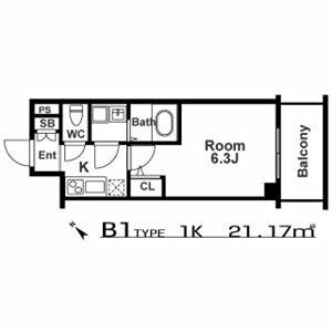 大阪府大阪市淀川区新北野３ 塚本駅 1K マンション 賃貸物件詳細