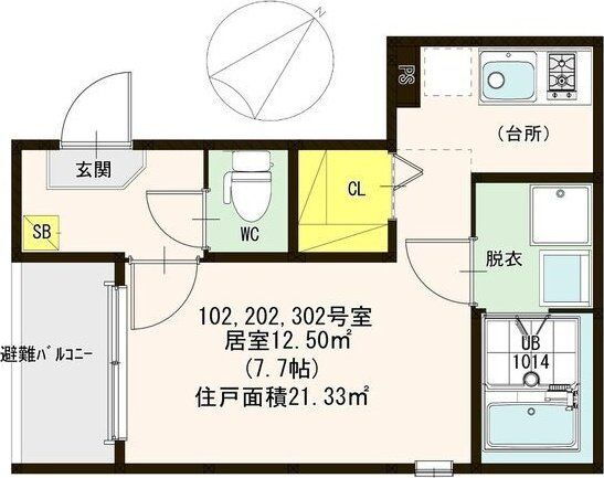 大阪府大阪市東淀川区豊新４ 上新庄駅 ワンルーム アパート 賃貸物件詳細
