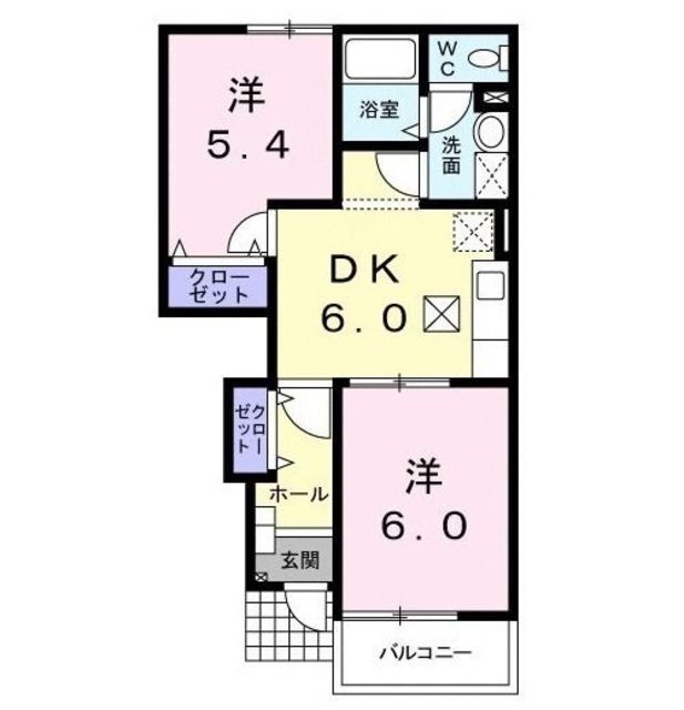 東京都八王子市大塚 大塚・帝京大学駅 2DK アパート 賃貸物件詳細