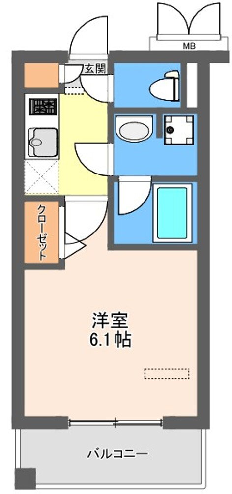 神奈川県横浜市神奈川区鶴屋町３ 横浜駅 1K マンション 賃貸物件詳細