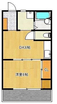 福岡県久留米市日ノ出町 久留米駅 1DK マンション 賃貸物件詳細