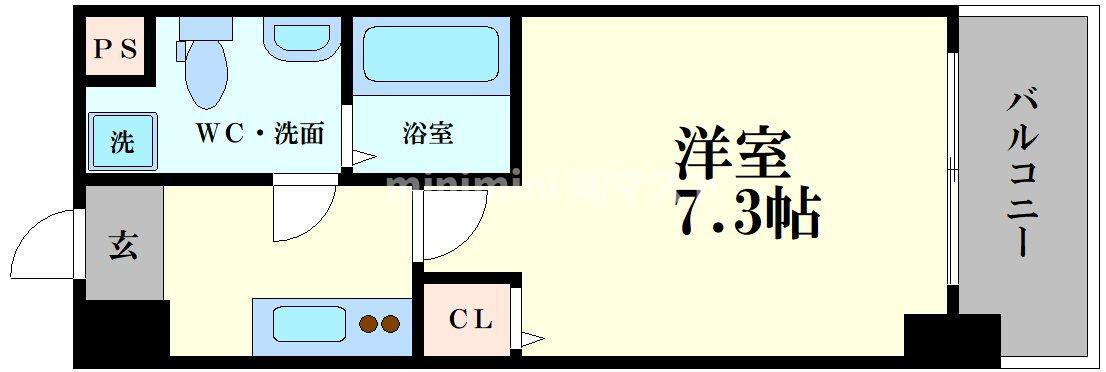 大阪府大阪市此花区西九条２ 西九条駅 1K マンション 賃貸物件詳細