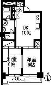 桜ハイム 3階 2DK 賃貸物件詳細