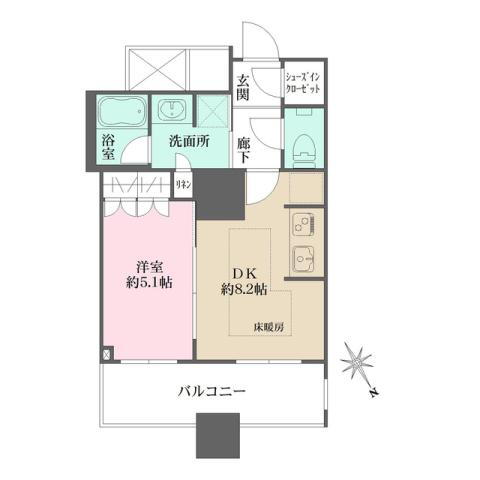 ザ・パークハウス西新宿タワー６０ 28階 1DK 賃貸物件詳細