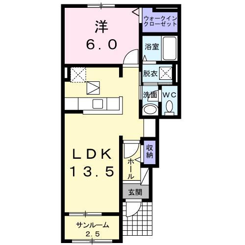 茨城県つくばみらい市台 みどりの駅 1LDK アパート 賃貸物件詳細