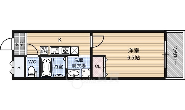 大阪府大阪市北区大淀南３ 福島駅 1K マンション 賃貸物件詳細