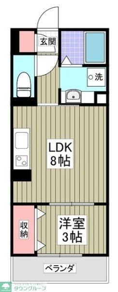 神奈川県川崎市幸区紺屋町 川崎駅 1DK アパート 賃貸物件詳細