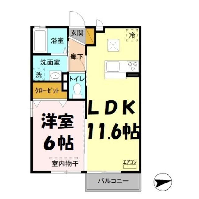 埼玉県春日部市備後西３ 武里駅 1LDK アパート 賃貸物件詳細