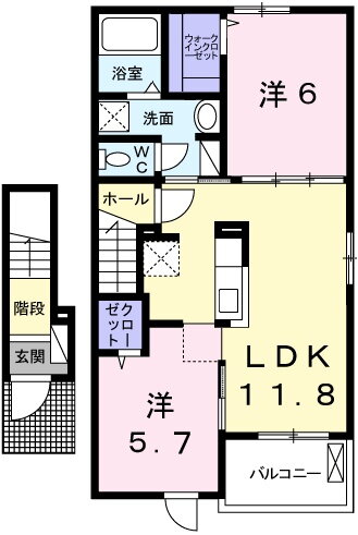 兵庫県姫路市砥堀 砥堀駅 2LDK アパート 賃貸物件詳細