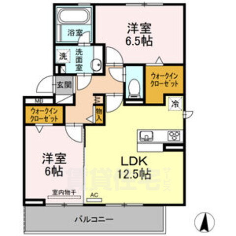 愛知県名古屋市港区東蟹田 戸田駅 2LDK アパート 賃貸物件詳細