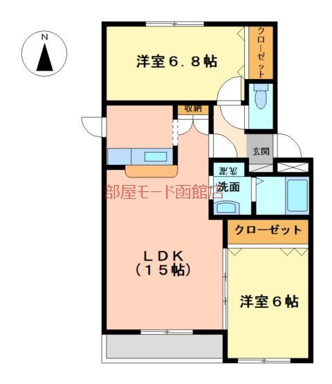 北海道函館市神山１ 五稜郭駅 2LDK マンション 賃貸物件詳細