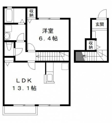 千葉県君津市東坂田４ 君津駅 1LDK アパート 賃貸物件詳細