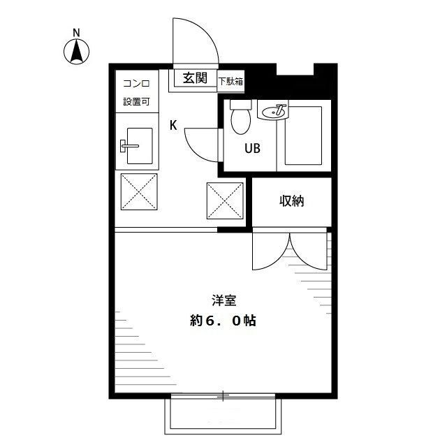 東京都大田区久が原６ 千鳥町駅 ワンルーム アパート 賃貸物件詳細