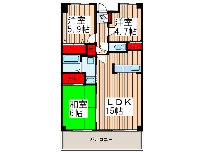 埼玉県新座市北野１ 志木駅 3LDK マンション 賃貸物件詳細