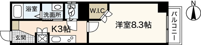 広島県広島市中区小網町 小網町駅 1K マンション 賃貸物件詳細