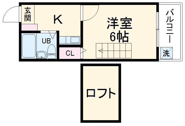 愛知県名古屋市中川区愛知町 黄金駅 1K アパート 賃貸物件詳細