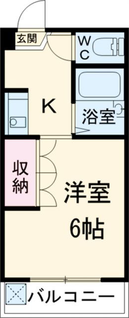 北浦ビル 3階 1K 賃貸物件詳細