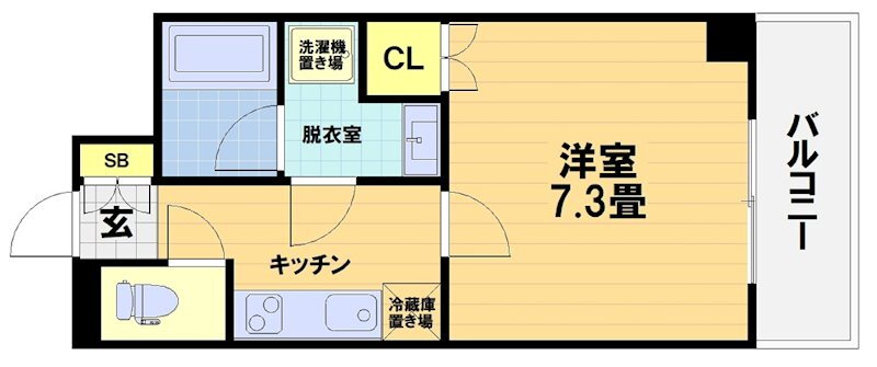 京都府京都市右京区西京極東大丸町 西京極駅 1K マンション 賃貸物件詳細