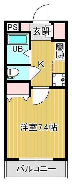 埼玉県蕨市中央２ 蕨駅 1K マンション 賃貸物件詳細
