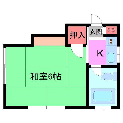 千葉県市川市稲荷木２ 原木中山駅 1K アパート 賃貸物件詳細