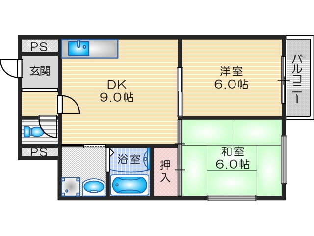 大阪府高槻市野田４ 高槻市駅 2LDK マンション 賃貸物件詳細