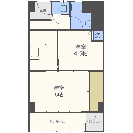 大阪府大阪市西区南堀江４ 西長堀駅 2K マンション 賃貸物件詳細